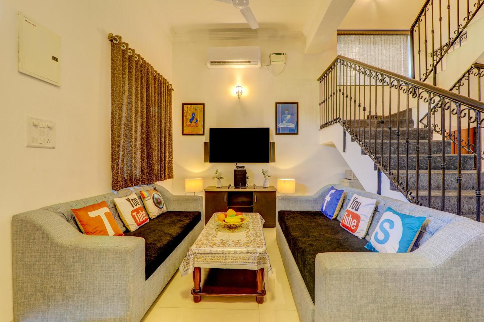 Ludo Private Pool Villa, Wifi-Caretaker-Parking, North Goa Baga Exterior foto